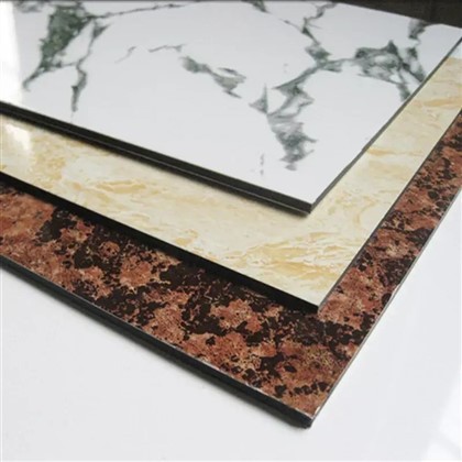 PE PVDF Fireproof Alu Cladding ACP Sheets Aluminum Composite Panel