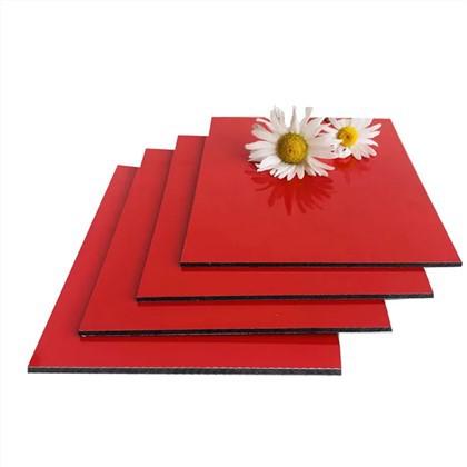 High Gloss Red ACM Sheets