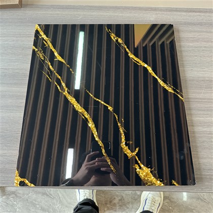 2024 Hot Sell PET Marble Glossy Bamboo Charcoal/ Fiber Board