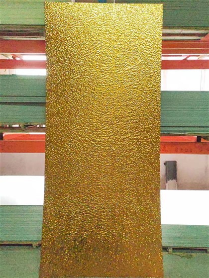 3D Water Ripples Mirror Sheets Decorative Panel Composite Interior Metal Bamboo Fiber Charcoal Wall Board